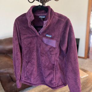 Patagonia Purple Quarterzip Sweatshirt Size M